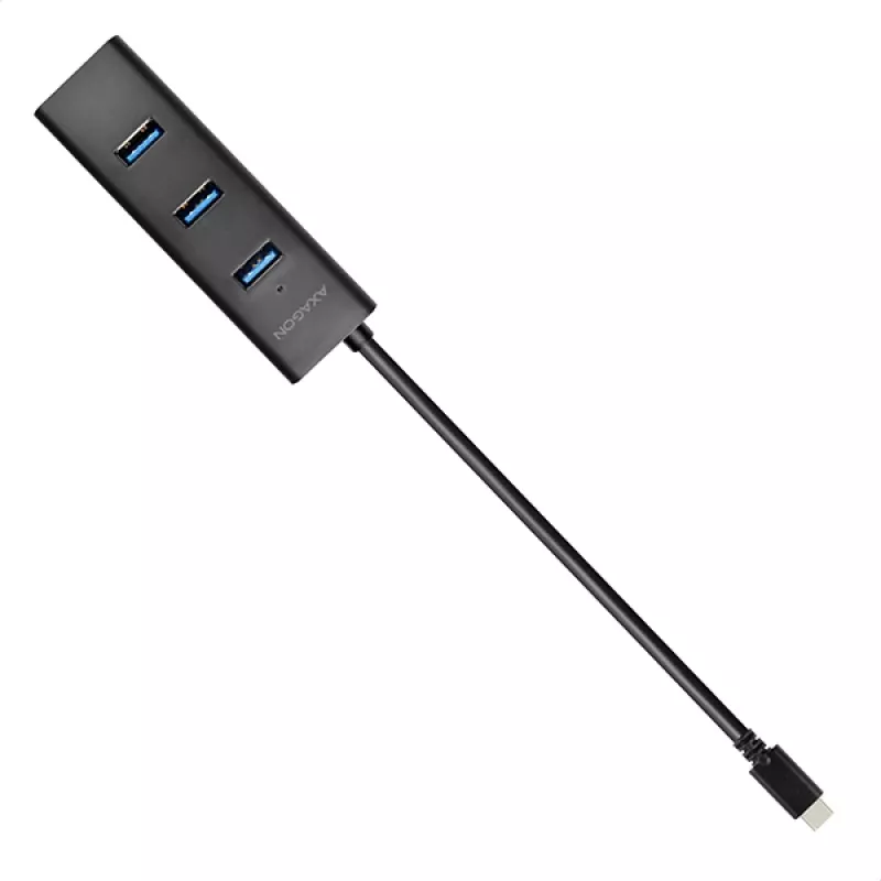Axagon HUE-S2C interface hub USB 3.2 Gen 1 (3.1 Gen 1) Type-A 5000 Mbit/s Black