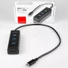 Axagon HUE-S2C interface hub USB 3.2 Gen 1 (3.1 Gen 1) Type-A 5000 Mbit/s Black