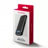 AXAGON EEM2-SC external USB-C 10Gbps screwless metal M.2 NVMe SSD enclosure, single‑bay, grey