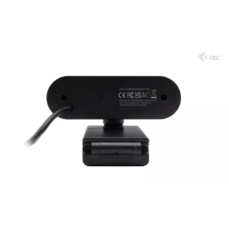 Webcam ITEC SOLOMON 100 1080p, 2 MP, Full HD 1920×1080, USB, clip mount, black