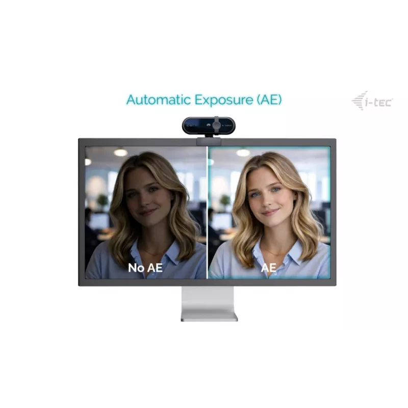 Webcam ITEC SOLOMON 100 1080p, 2 MP, Full HD 1920×1080, USB, clip mount, black