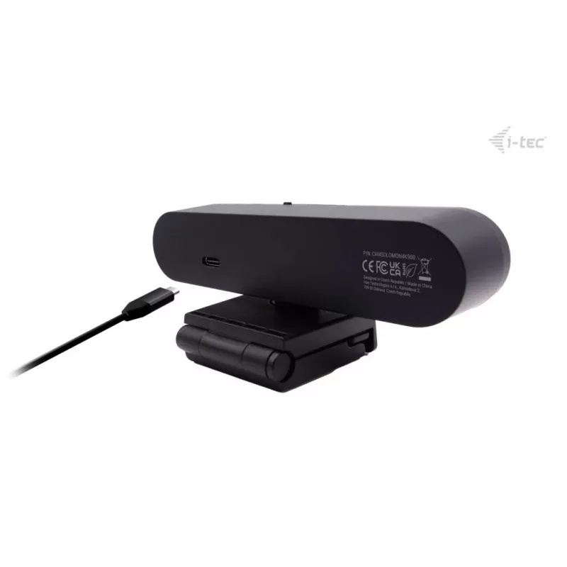 Webcam ITEC SOLOMON PRO 900 4K, 3840×2160, 8.29 MP, USB, Clip mount, Black