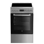Freestanding cooker BEKO FSM57300GX — ceramic hob 4 zones, electric oven, stainless steel, 50 cm