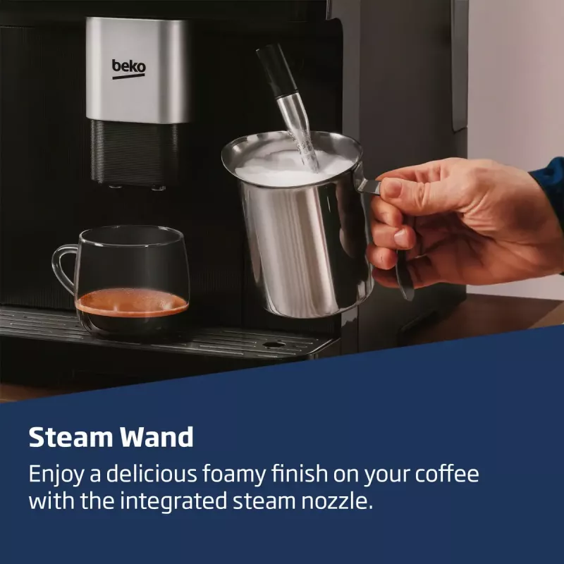 Beko CEG7302B CaffeExperto Bean To Cup Coffee Machine with Steam Wand