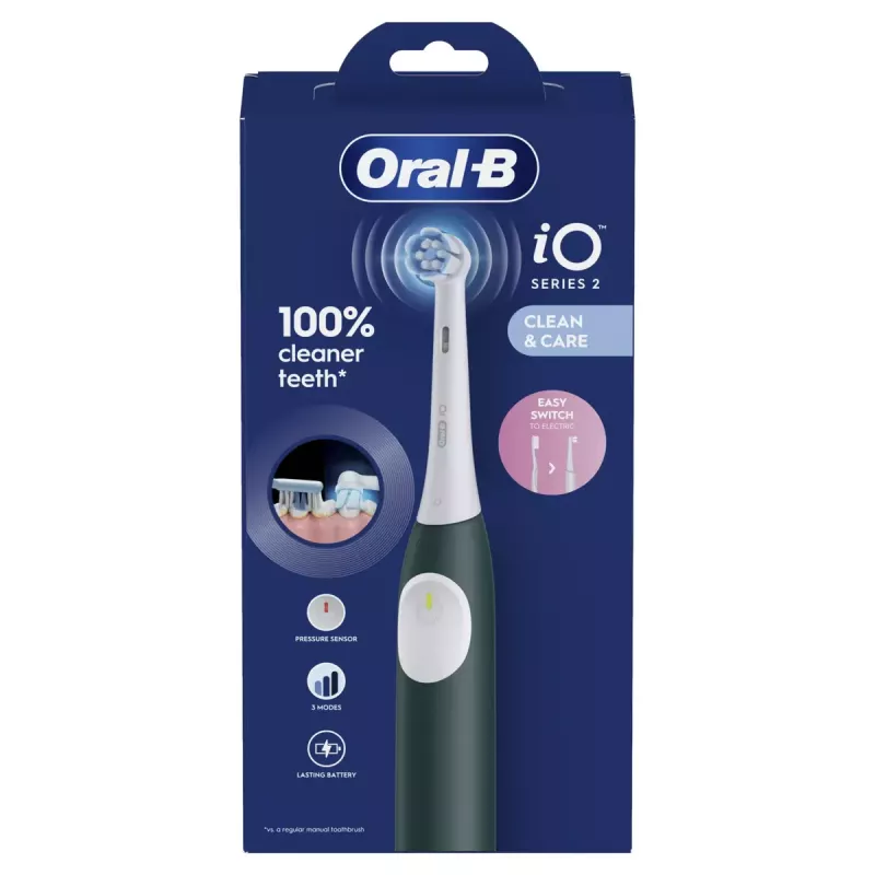 Electric toothbrush BRAUN Oral‑B iO2 (model iOS2.1C9.0G) Green Forest