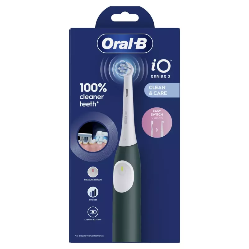 Electric toothbrush BRAUN Oral‑B iO2 (model iOS2.1C9.0G) Green Forest