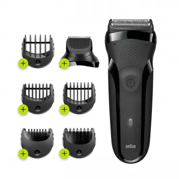 Braun Series 3 300BT cordless wet and dry foil shaver with trimmer