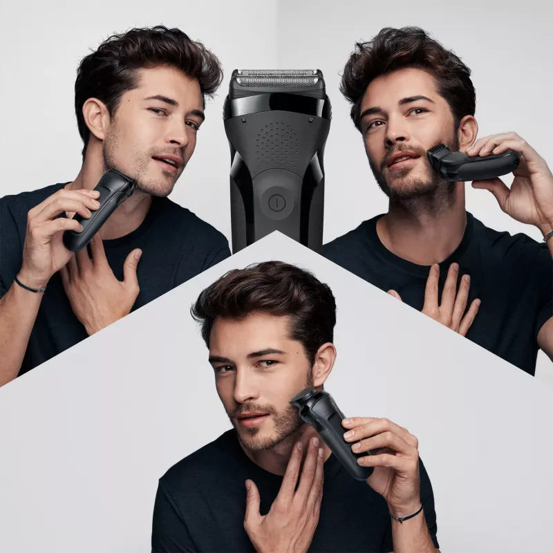 Braun Series 3 300BT cordless wet and dry foil shaver with trimmer