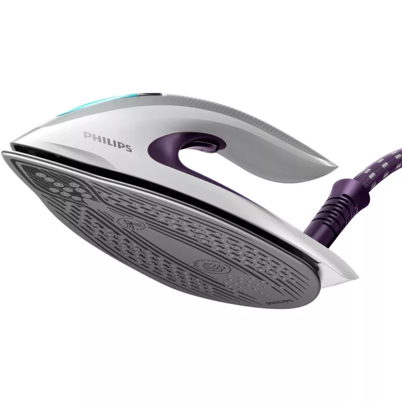 Steam ironing station Philips GC9660/30 — 1.8 L water tank, 7.5 bar pressure, 520 g/min boost, T-ionicGlide soleplate