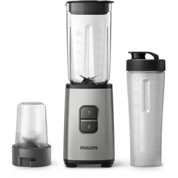 Philips Daily Collection HR2604/80 blender 1 L Tabletop blender 350 W Black, Stainless steel