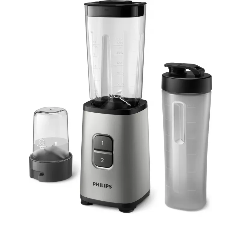 Philips Daily Collection HR2604/80 blender 1 L Tabletop blender 350 W Black, Stainless steel