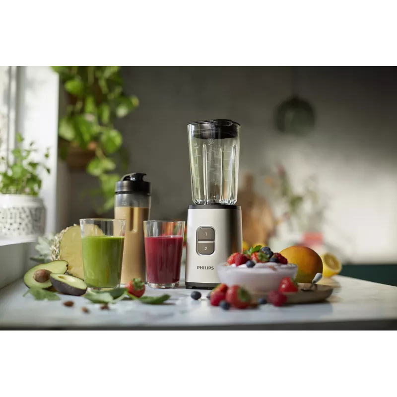 Philips Daily Collection HR2604/80 blender 1 L Tabletop blender 350 W Black, Stainless steel