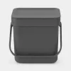 Bin Brabantia 209888 Black Plastic 139x188x174 mm