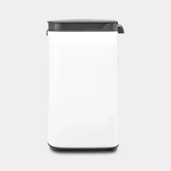 Brabantia Bo Waste Bin 4 L Rectangular Steel Black White