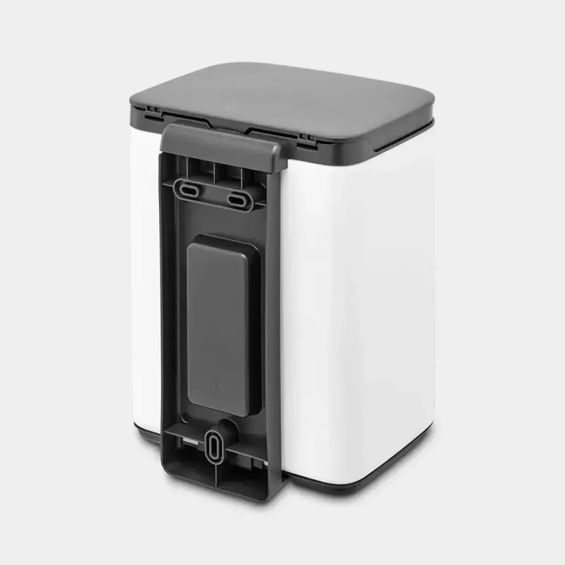 Brabantia Bo Waste Bin 4 L Rectangular Steel Black White