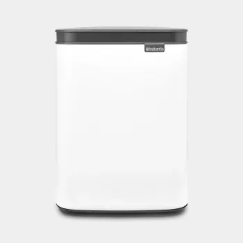 Brabantia Bo Waste Bin 4 L Rectangular Steel Black White