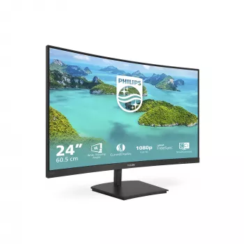 Philips E Line 241E1SCA/00 computer monitor 59.9 cm (23.6 inch) 1920 x 1080 pixels Full HD LCD Black
