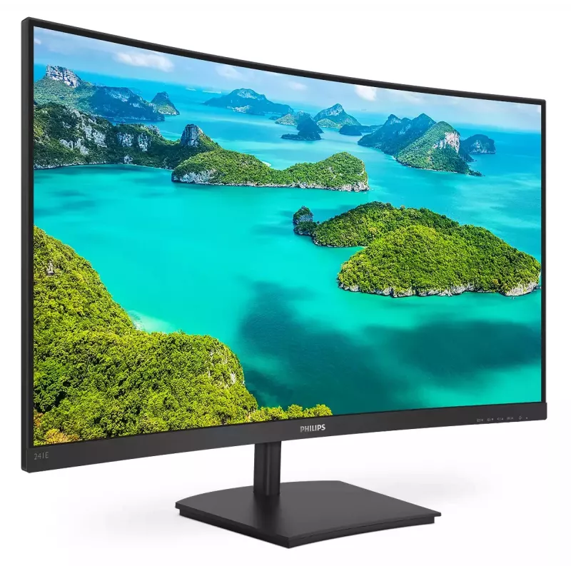Philips E Line 241E1SCA/00 computer monitor 59.9 cm (23.6 inch) 1920 x 1080 pixels Full HD LCD Black