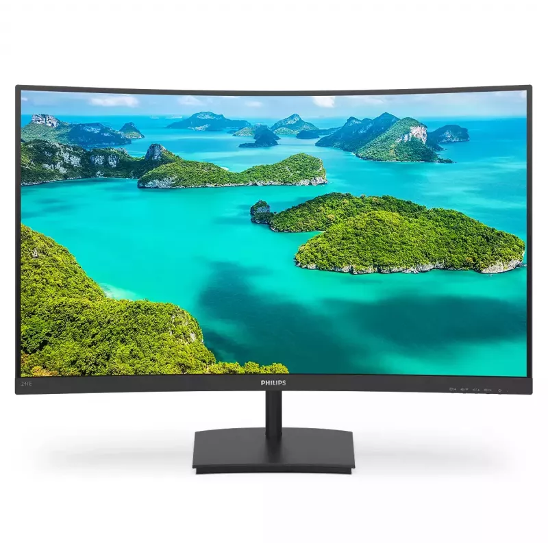 Philips E Line 241E1SCA/00 computer monitor 59.9 cm (23.6 inch) 1920 x 1080 pixels Full HD LCD Black