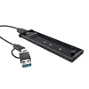 SSD enclosure TRUST 25806 Black for M.2, single-drive, up to 4 TB, USB Type-C 10 Gbit/s (USB 3.2 Gen 2)