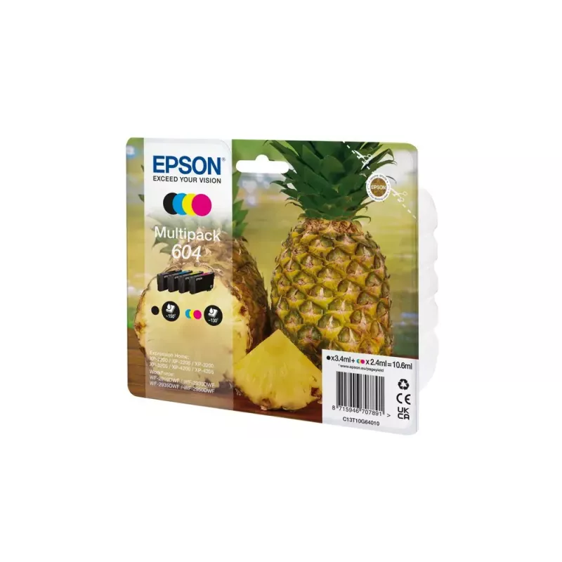 Epson 604 ink cartridge 4 pc(s) Original Standard Yield Black, Cyan, Magenta, Yellow