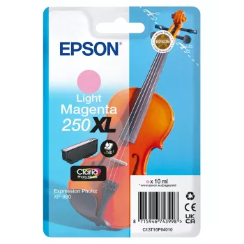 Epson 250XL Violin Claria Photo HD ink cartridge 1 pc(s) Original High (XL) Yield Light magenta