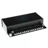 Surface-mounted shielded 8-port CAT5E patch panel box ACT FA5001, 173×44×109 mm