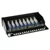 Surface-mounted shielded 8-port CAT5E patch panel box ACT FA5001, 173×44×109 mm
