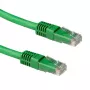 ACT Green 1 meter LSZH U/UTP CAT6A patch cable with RJ45 connectors