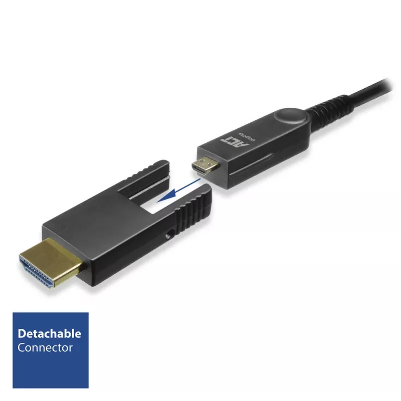 ACT 30 meters HDMI High Speed 4K Active Optical Cable with detachable connector v2.0 HDMI-A male - HDMI-A male