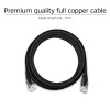 ACT Black 0.9 meter U/UTP, CAT6 patch cable with RJ45 connectors