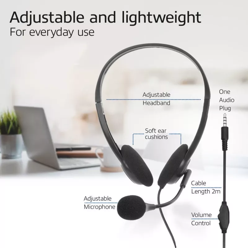ACT Headset with 3.5mm audio jack