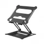 Laptop Stand ACT AC8140 Aluminium Stepless Height Adjustment Black