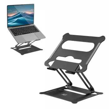 Laptop Stand ACT AC8140 Aluminium Stepless Height Adjustment Black