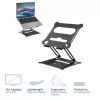 Laptop Stand ACT AC8140 Aluminium Stepless Height Adjustment Black