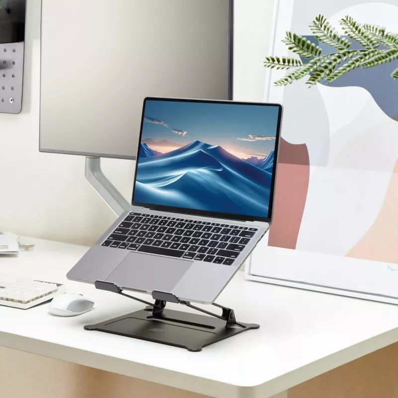 Laptop Stand ACT AC8140 Aluminium Stepless Height Adjustment Black