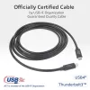 ACT USB4 20Gbps 240W USB Type-C Cable 2m Black USB-IF Certified