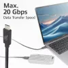 ACT USB4 20Gbps 240W USB Type-C Cable 2m Black USB-IF Certified