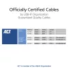 ACT USB4 20Gbps 240W USB Type-C Cable 2m Black USB-IF Certified