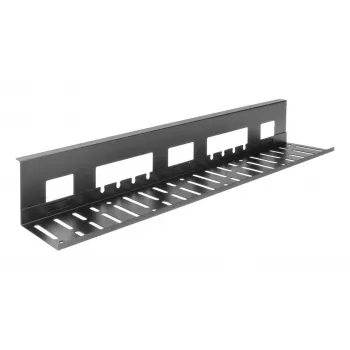 Under-desk cable management tray ACT 80 cm — steel straight horizontal tray 800×140×100 mm