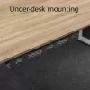 Under-desk cable management tray ACT 80 cm — steel straight horizontal tray 800×140×100 mm