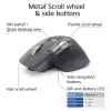 ACT AC5147 wireless laser mouse — right-hand, RF + Bluetooth, 4800 DPI, 6 buttons, grey
