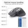 ACT AC5147 wireless laser mouse — right-hand, RF + Bluetooth, 4800 DPI, 6 buttons, grey
