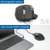 ACT AC5147 wireless laser mouse — right-hand, RF + Bluetooth, 4800 DPI, 6 buttons, grey