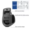 ACT AC5147 wireless laser mouse — right-hand, RF + Bluetooth, 4800 DPI, 6 buttons, grey