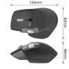 ACT AC5147 wireless laser mouse — right-hand, RF + Bluetooth, 4800 DPI, 6 buttons, grey