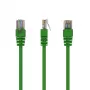 Networking cable GEMBIRD Cat5e PP12-5M/G, 5 m, RJ-45 to RJ-45, gold-plated contacts, green
