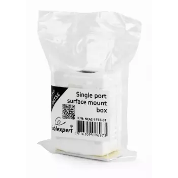 PoE adapter Gembird NCAC-1F5E-01 for Cat5e cables, white