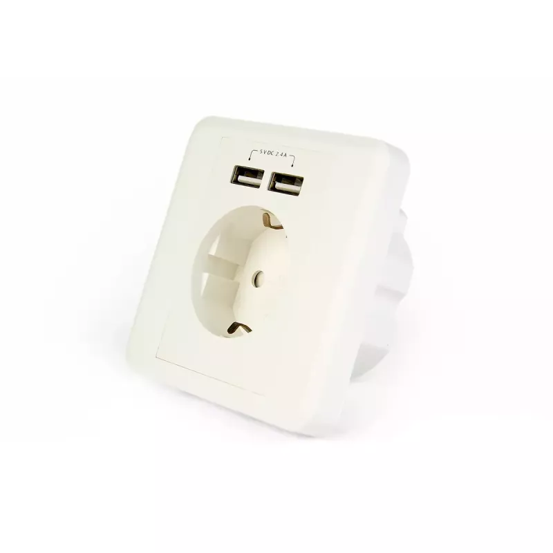 Socket outlet 2 x USB EnerGenie EG-ACU2A2-01