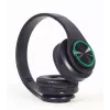 Wired & Wireless Headset GEMBIRD BHP-LED-01, supra-aural, head-band, black, 0.3 m cable, 150 g